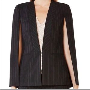 Bcbg maxazria yupas pinstripe blazer cape